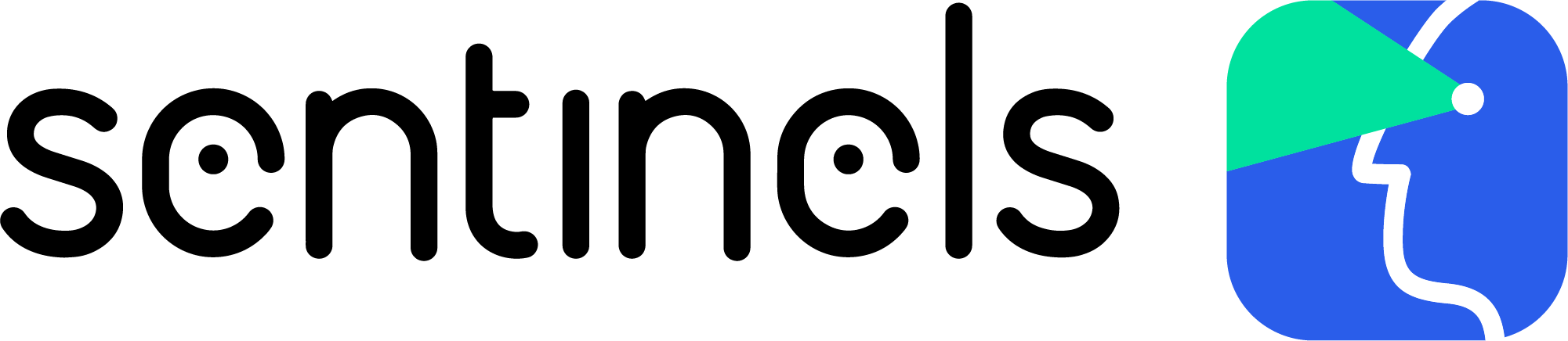 Sentinels logo - black